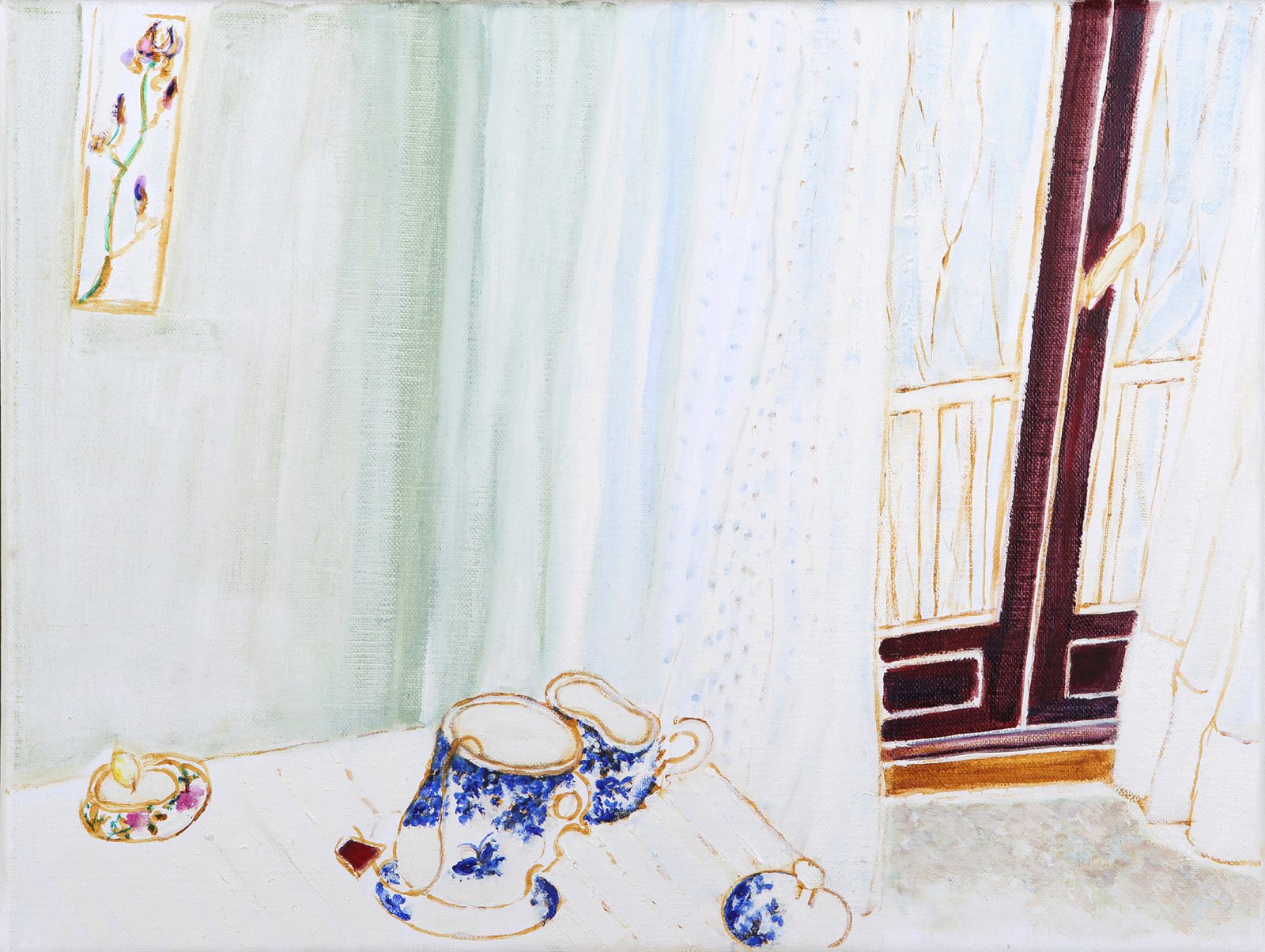 painting come with me to bodhgaya 2018, 30x40cm