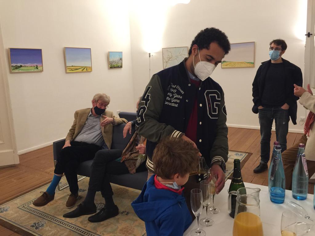 impression finsishing night exhibition berlin october 2020